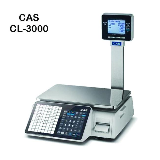 CAS CL3000 BARKODLU TERAZİ - görünüm 4