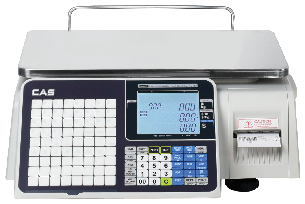 CAS CL3000 BARKODLU TERAZİ - görünüm 3